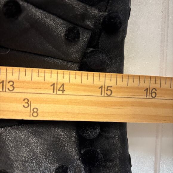 Vintage Xscape by Joanna Chen Old Money Holiday Polka Dot Top Size S Whimsigoth - Picture 6 of 7